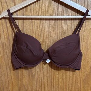 Victorias Secret‎ swim top brown sz 36B